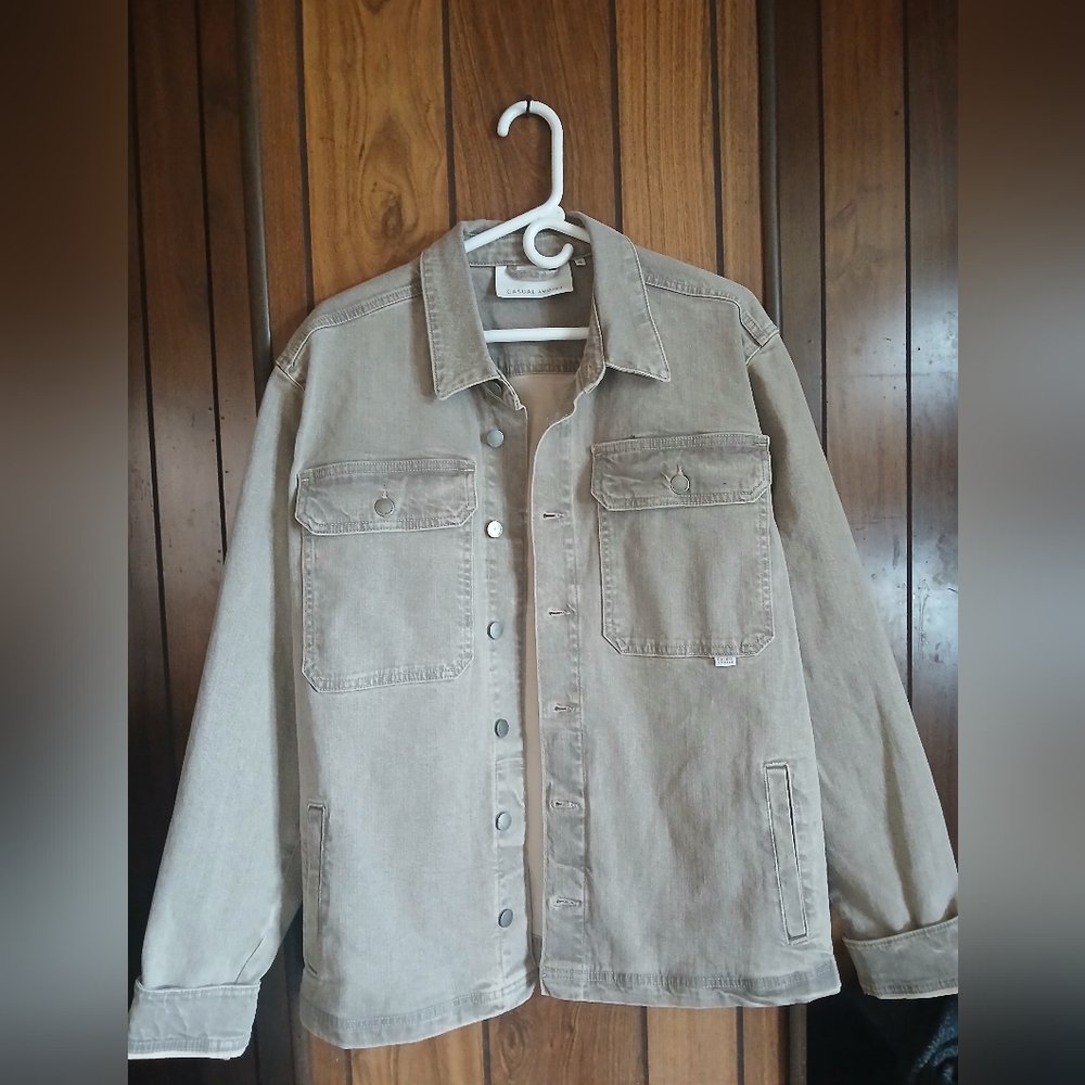 Casual Friday Men's Tan Denim Jacket